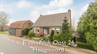 Vrijstaande woning met grote schuren  Blaaksedijk Oost 26 Heinenoord [upl. by Haibot]