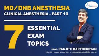 MDDNB Anesthesia Package  7 Essential Exam Topics  Part 10 [upl. by Firooc]