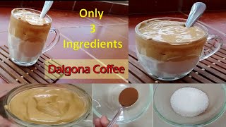 Dalgona Coffee Without Mixer  Creamy Dalgona Coffee  Cold Coffee  Shataj Kitchen [upl. by Sergias]