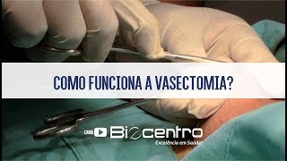 Como funciona a vasectomia [upl. by Idihc]