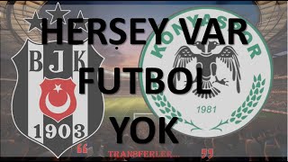 Beşiktaş vs Konyaspor Besiktas TurkiyeFutbolFederasyonu beinsportsturkiye ASpor [upl. by Zanlog]