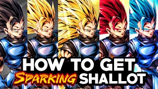 HOW TO GET FREE SPARKING SHALLOT  Dragon Ball Legends  All Transformations Gameplay [upl. by Corinna]