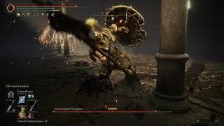 Elden Ring Reforged Mod New Boss  Grave Sentinel Wyngrant Dismounted Tree Sentinel NG [upl. by Giacobo]