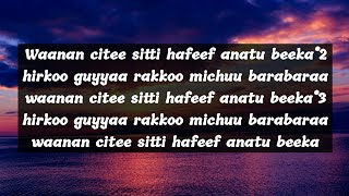 Pastor Abtew Kebede  Michuu BaraBaraa lyrics [upl. by Aimil]