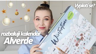 ROZBALUJI ALVERDE ADVENTNÍ KALENDÁŘ🎄🎁 Vyplatí se Kompletní unboxing a recenze🌟 [upl. by Ilellan144]