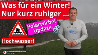 Was für ein Winter Nur kurz ruhiger Kaltluft mischt mit PolarwirbelUpdate [upl. by Ulah434]