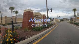 Atwood Lifestyle Neighborhood in The Villages cart ride [upl. by Notsuh]