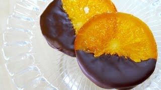 Chocolate Dipped Candied Orange Slices Orangette 輪切り オランジェット ギフト ラッピング Recipe [upl. by Pardner]