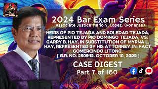 2024 Bar Exam Case Digest RTC Gravely Abused Discretion in Denying Motion to Amend Pleadings  SC [upl. by Alyel]