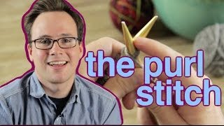 How To Purl Knit Learning The Knitting Basics [upl. by Anilatak]