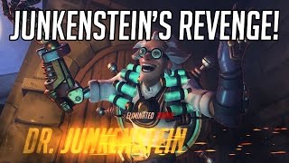 Overwatch Junkensteins Revenge Hard Mode Halloween Brawl [upl. by Nirek]