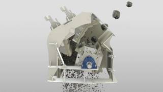 HAZEMAG  Secondary Impact Crusher  HSI [upl. by Ainedrag]