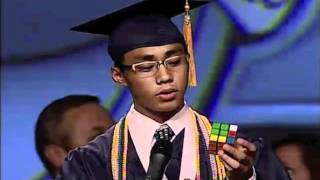 Valedictorian Reveals Undocumented Status in Speech [upl. by Burnley]