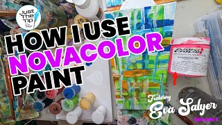 How I use Nova Color Acrylic Paint  Just The Tip Episode 6 [upl. by Airrej]