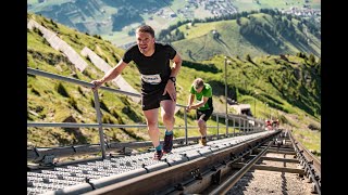 19 Niesen Treppenlauf 2022  Highlights auf der längsten Treppe der Welt 11674 Stufen [upl. by Bay]