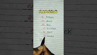 Use of preposition 🤯 [upl. by Teragramyram]