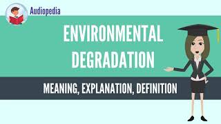 What Is ENVIRONMENTAL DEGRADATION ENVIRONMENTAL DEGRADATION Definition amp Meaning [upl. by Alexandro]