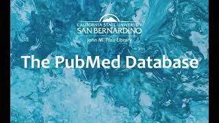 The PubMed Database [upl. by Zeena269]