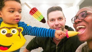 Easy Kids DIY Popsicles  Daddy’s Recipe [upl. by Dreeda]