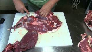 9 Venison Hindquarter  Heres how to do it if you want it boneless [upl. by Oiludbo]