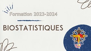 Formation LAS 20232024  Biostatistiques [upl. by Ullund]