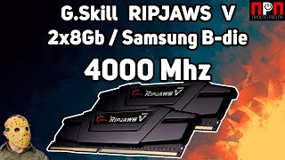 GSkill Ripjaws V 4000Mhz 2x8GB F44000C18D16GVK Доступная высокочастотная оперативка [upl. by Dielle]