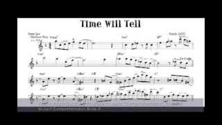 Saxophone Sheet Music  Time Will Tell  Jazz Saxophone Lessons [upl. by Halima]