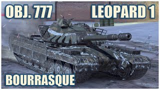 Object 777 Leopard 1 amp Bourrasque • WoT Blitz Gameplay [upl. by Arised983]