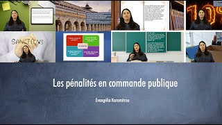 Les pénalités en commande publique [upl. by Ardnaed]