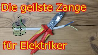 Knipex Kabelschere  Beste  abisolieren  schneiden  crimpen  greifen  13 86200 ✅ EleKtrOniXxX✅ [upl. by Sylvester]