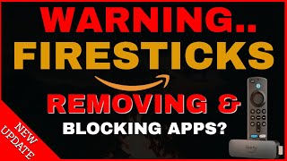 ARE FIRESTICKS REMOVING AND BLOCKING APPS [upl. by Enileme]