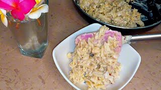 Quick White Sauce Pasta Recipe  The Yummiest Pasta Ive Ever Eaten🤤 [upl. by Vasquez778]