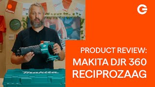 Product Review Makita DJR 360 18V Liion Reciprozaag  Gereedschapcentrum [upl. by Wavell]