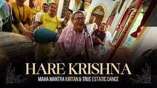 HARE KRISHNA Maha Mantra Kirtan amp ECSTATIC Dance in Bali Indonesia [upl. by Aicala]