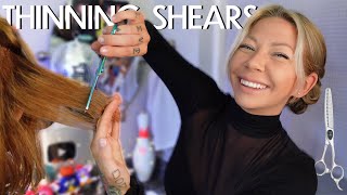 how to use thinning shears  2024 [upl. by Regni]