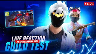 FREE FIRE 1 VS 2 LIVE GUILD TEST  CUSTOM GIVEAWAY 🤯 ll freefire classyff nonstopgamig [upl. by Amethyst]