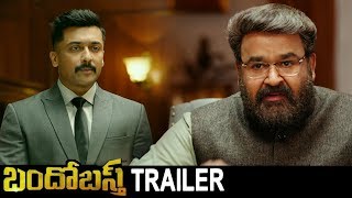 Bandobast Telugu Movie New Trailer  Surya Mohanlal Arya  Filmyfocuscom [upl. by Esmaria]