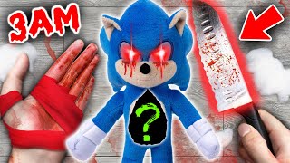 WHATS INSIDE CUTTING OPEN SONICEXE DOLL AT 3AM  SONIC 2 TOY IS REAL [upl. by Marijn678]