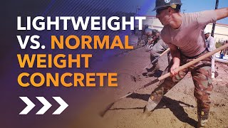 Differences Between Lightweight Concrete and Normal Weight Concrete [upl. by Eahc691]