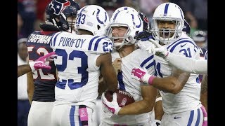 Pat McAfee Recovers His Own Onside Kick  Colts at Texans 2014 [upl. by Enilav]