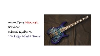 Gears Test Drive  Kiesel Guitars  V6 Deep Night Burst [upl. by Nywrad]