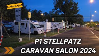 P1 Stellplatz auf dem Caravan Salon 2024 [upl. by Airetnahs]