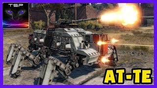 Crossout 73  MASSIVE ATTE Walker from Star Wars  Build and Gameplay [upl. by Etnohs]