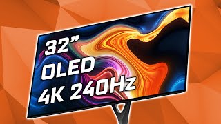 Finally  32” 4K 240Hz OLED Glossy Gaming Monitor [upl. by Henryetta406]