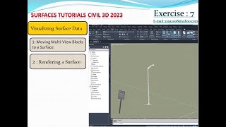 Visualizing Surface Data in Civil 3d Exercise 7 [upl. by Kermie]