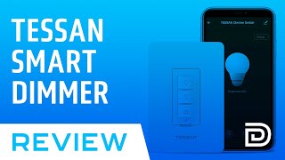 WiFi Smart Dimmer Switch Installation  TESSAN Smart Dimmer Light Switch Setup amp Review [upl. by Maryanna]