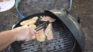 How to grill chicken breast on a charcoal grill [upl. by Melamie]