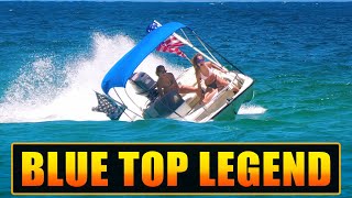 BLUE TOP LEGEND PLUS RESCUE AT BOCA INLET   HAULOVER INLET BOATS  WAVY BOATS [upl. by Aratnahs282]