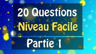 Quiz culture générale facile  Partie 1 20 questions avec réponse [upl. by Nitsa]