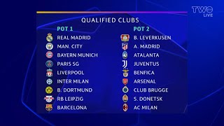 Previewing the new UEFA Champions League draw format [upl. by Eldwin]